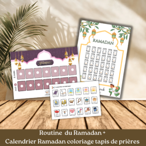 Routine pour le Ramadan + Calendrier coloriage