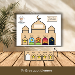 Support d’initiation aux cinq prières quotidiennes