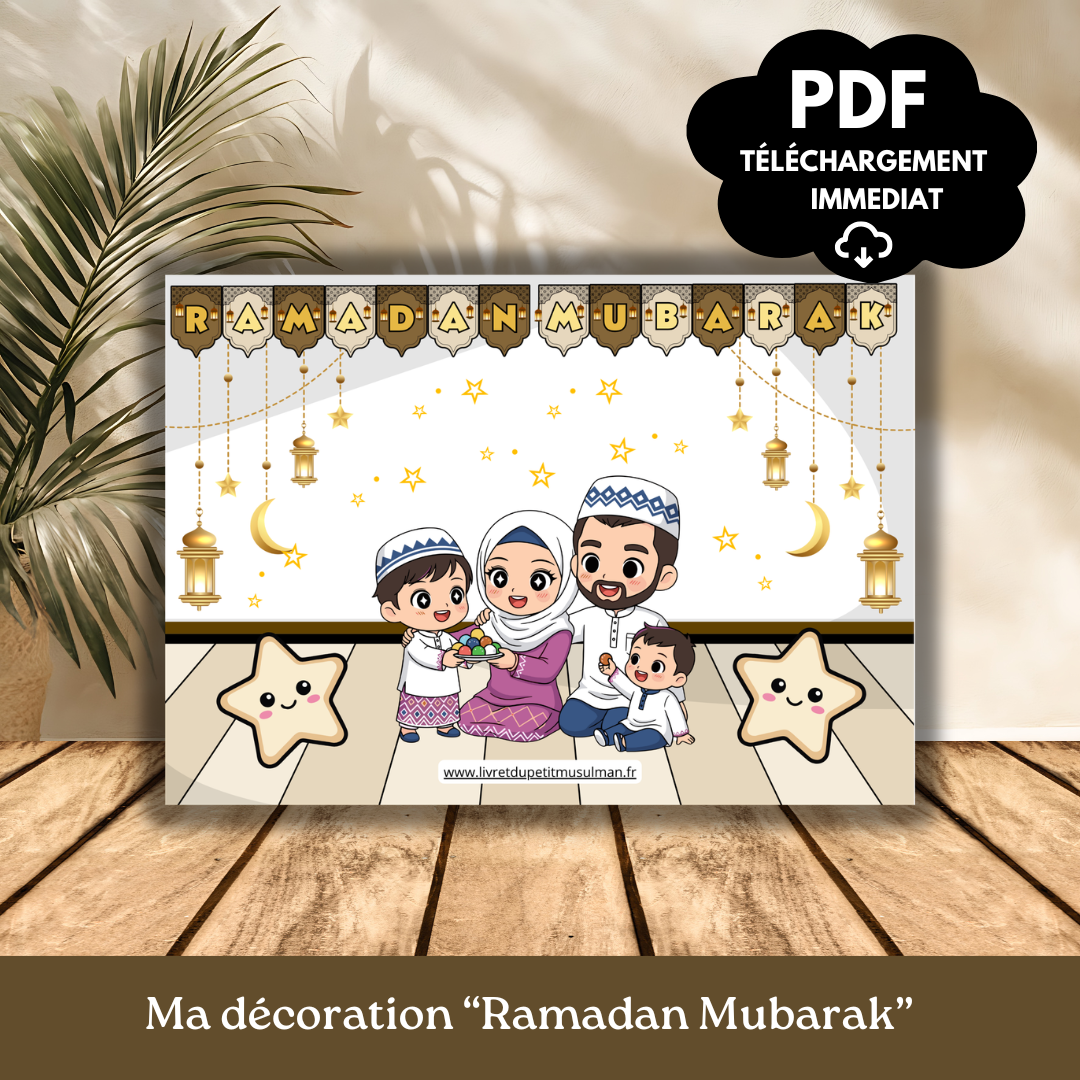 Activités - Ma décoration “Ramadan Mubarak”